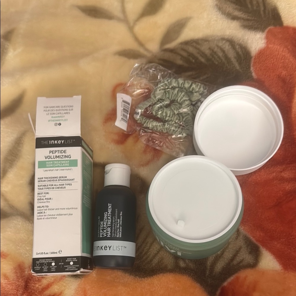 The Inkey List Peptide Volumizing Hair Treatment & Divi Whipped Hair Mask